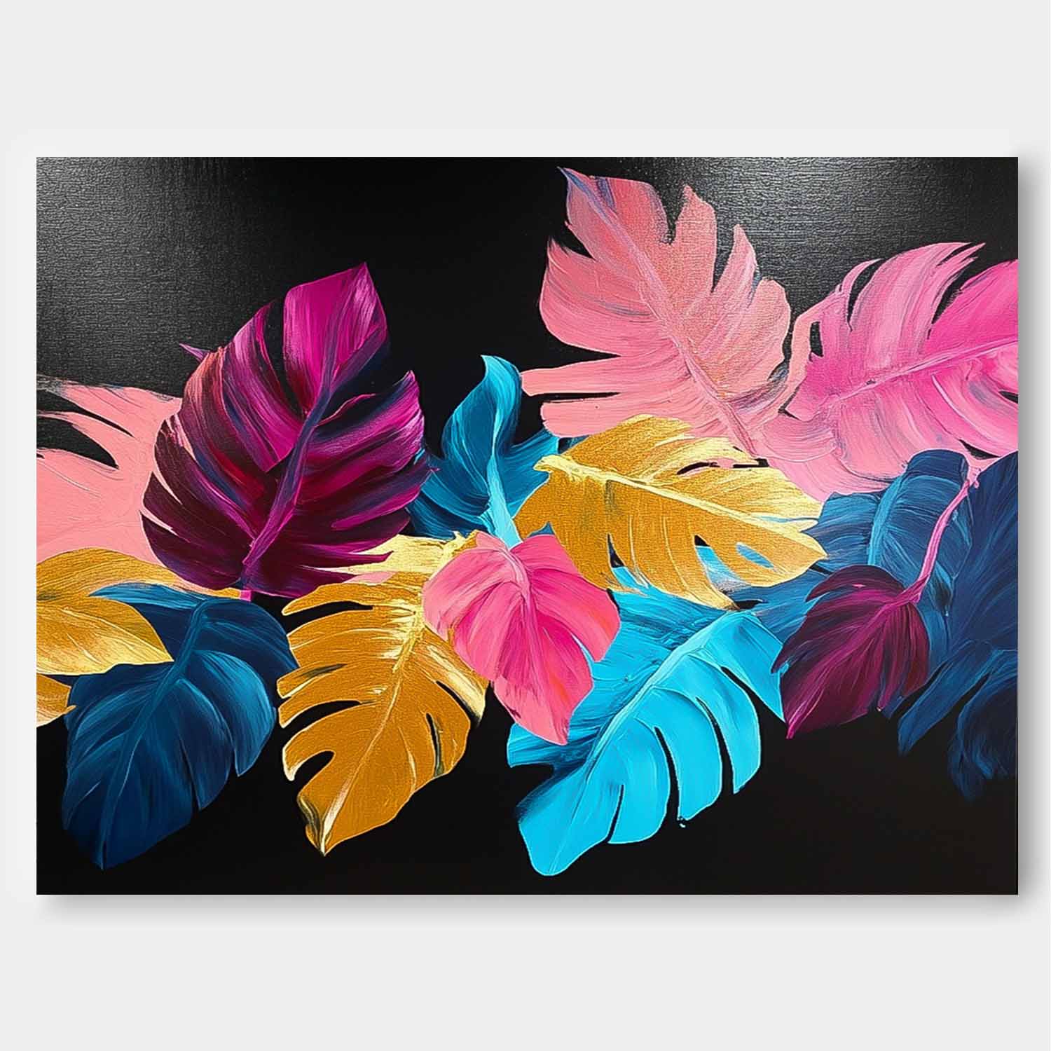 Wall Art Flower Leaf Branch Artistic