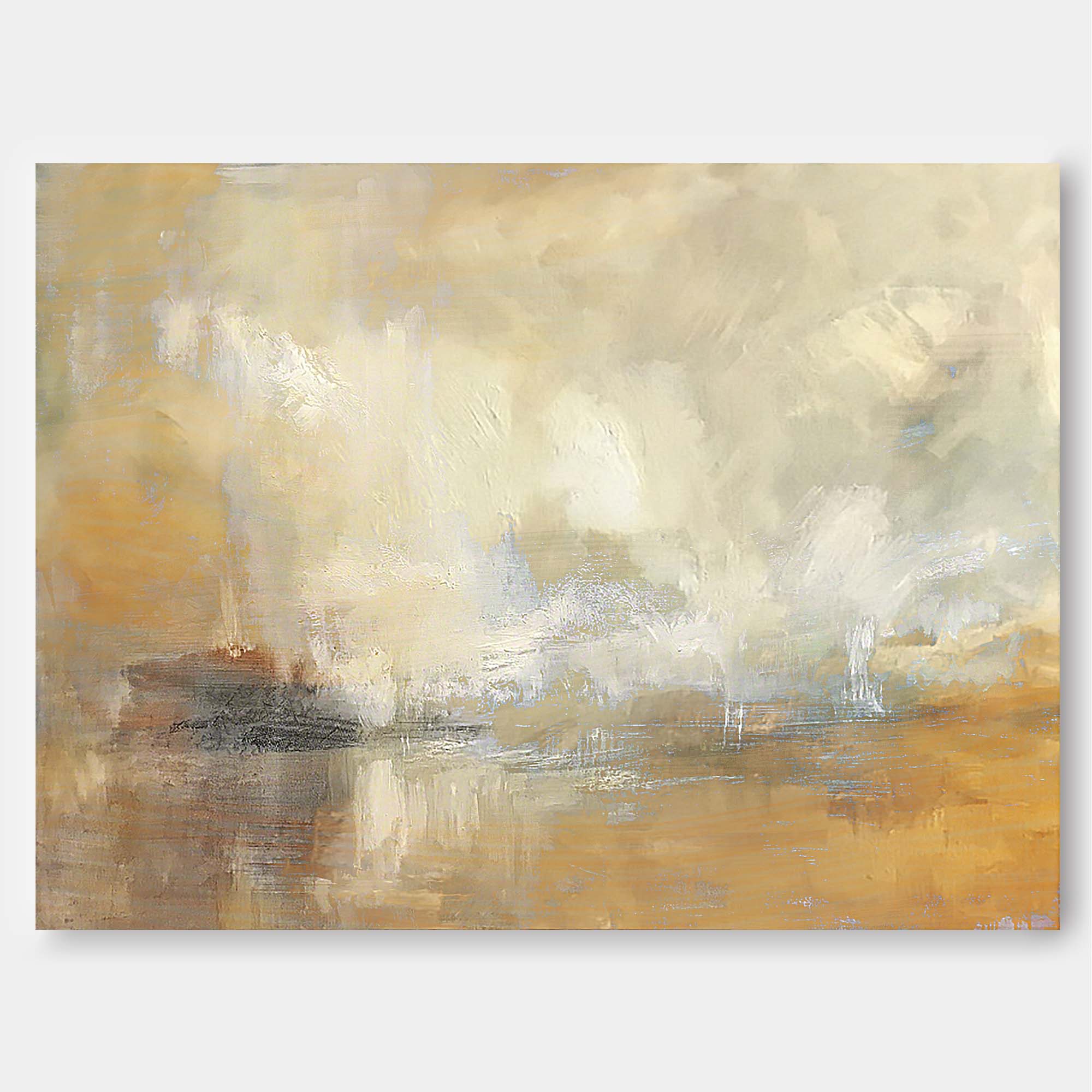 Wall Art Abstract Misty Cityscape