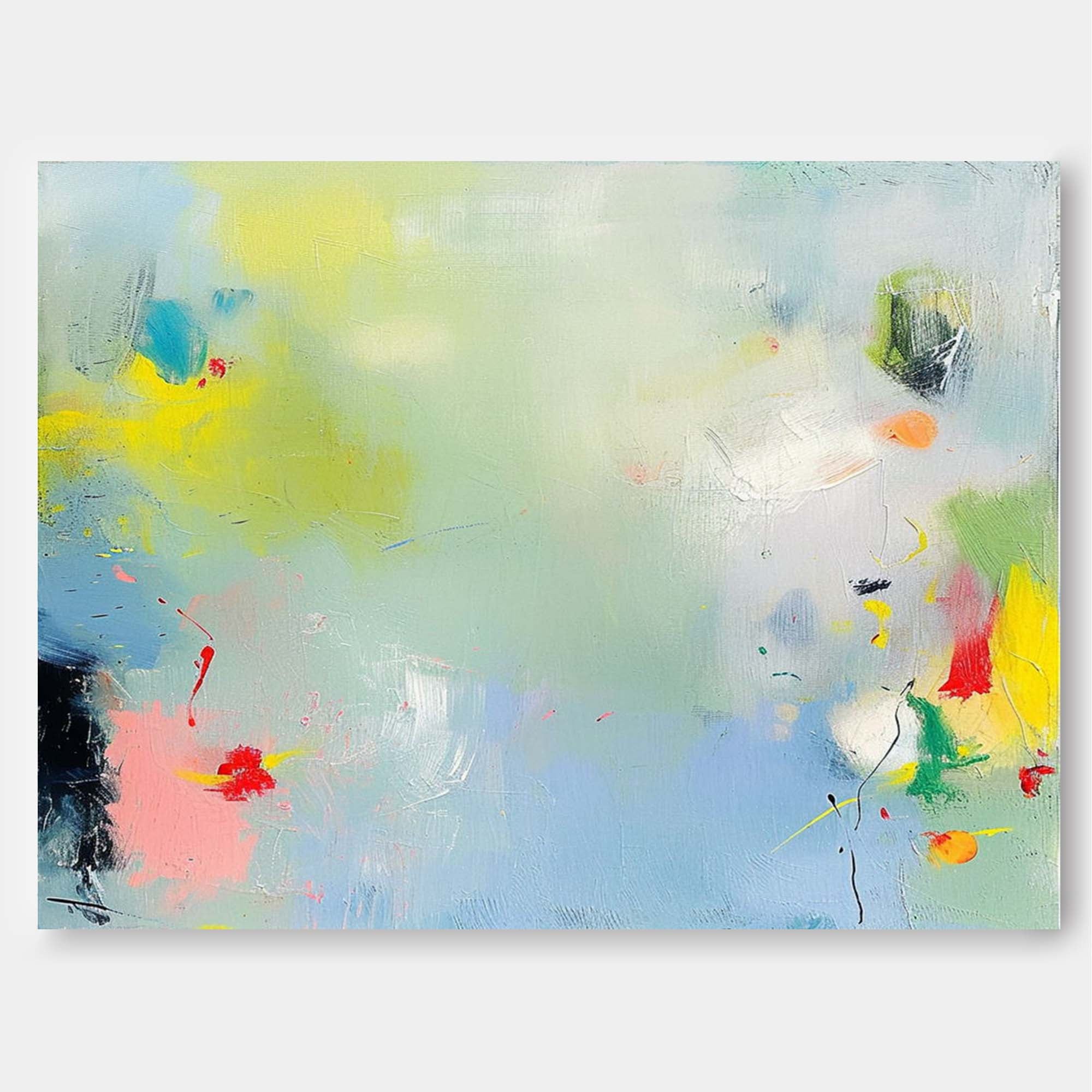 Wall Art Abstract Serene Calm Fresh Tone Decor