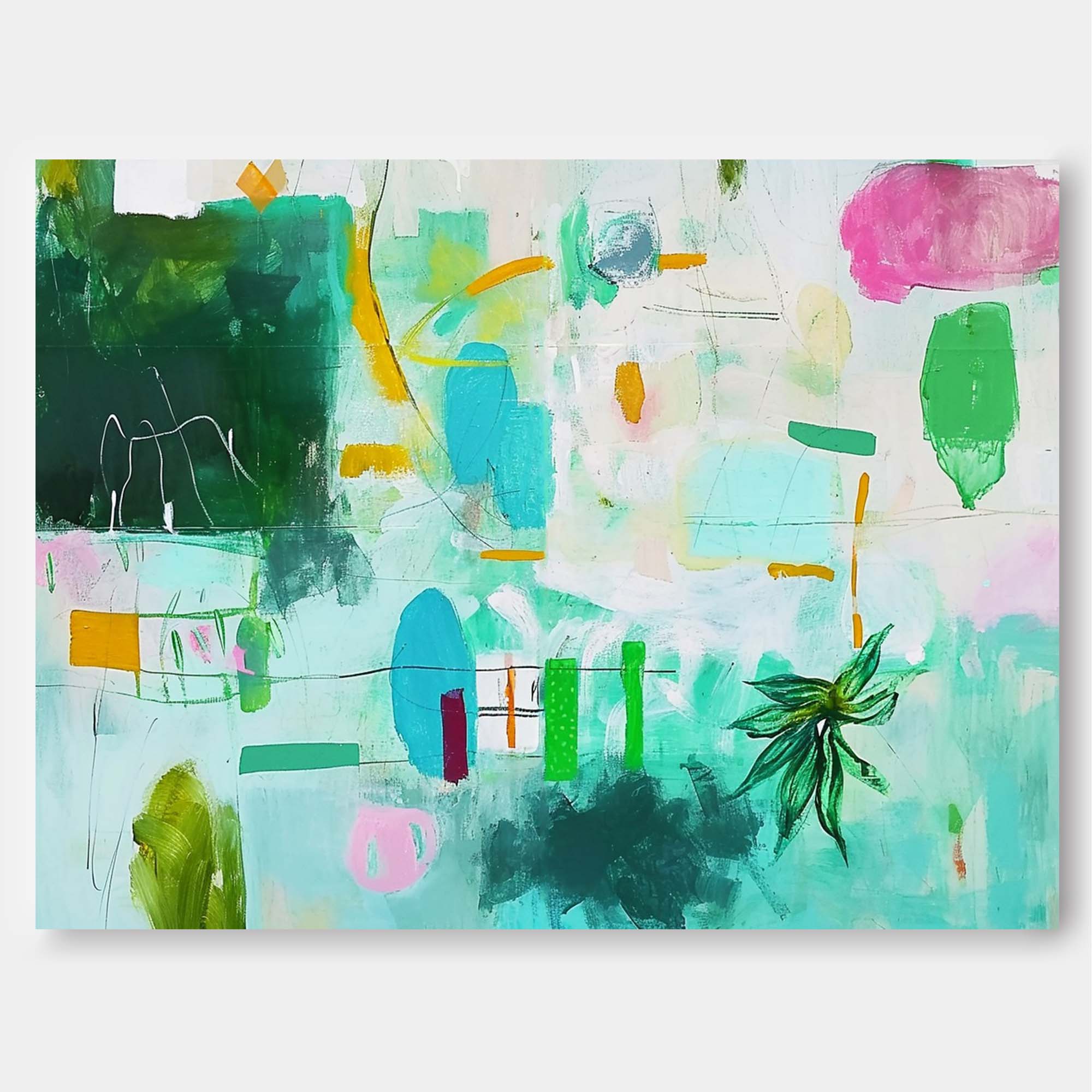 Abstract Canvas Art AB430 - Neutralighting