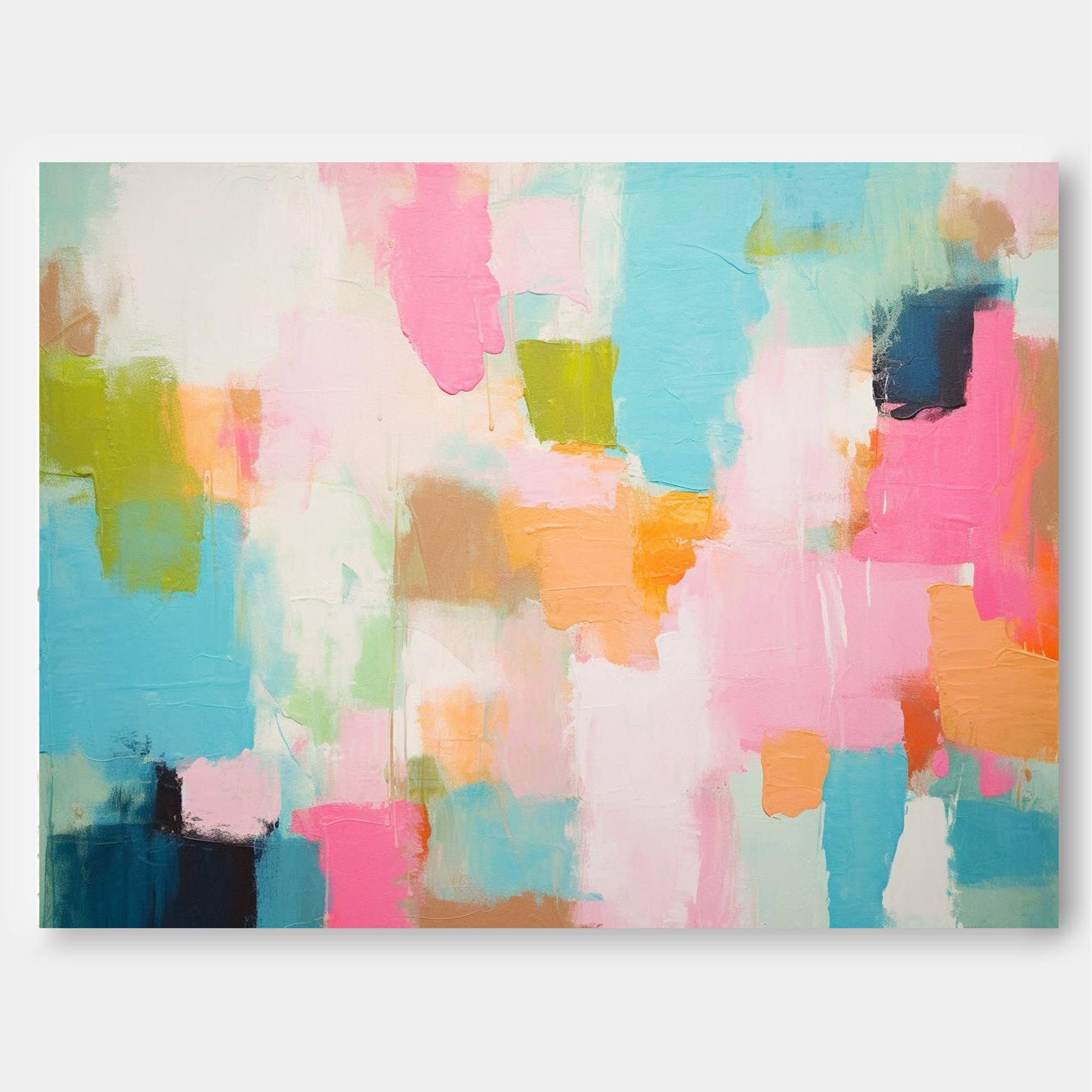 Wall Art Abstract Elegant Neutral Graffiti