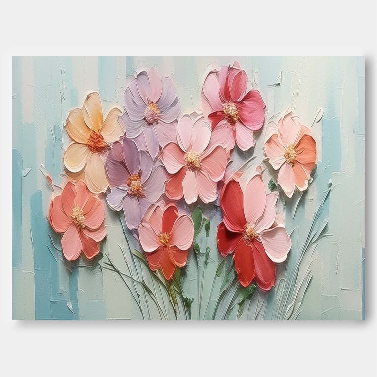 Wall Art Flower Impressionist Serene Calm Botanical