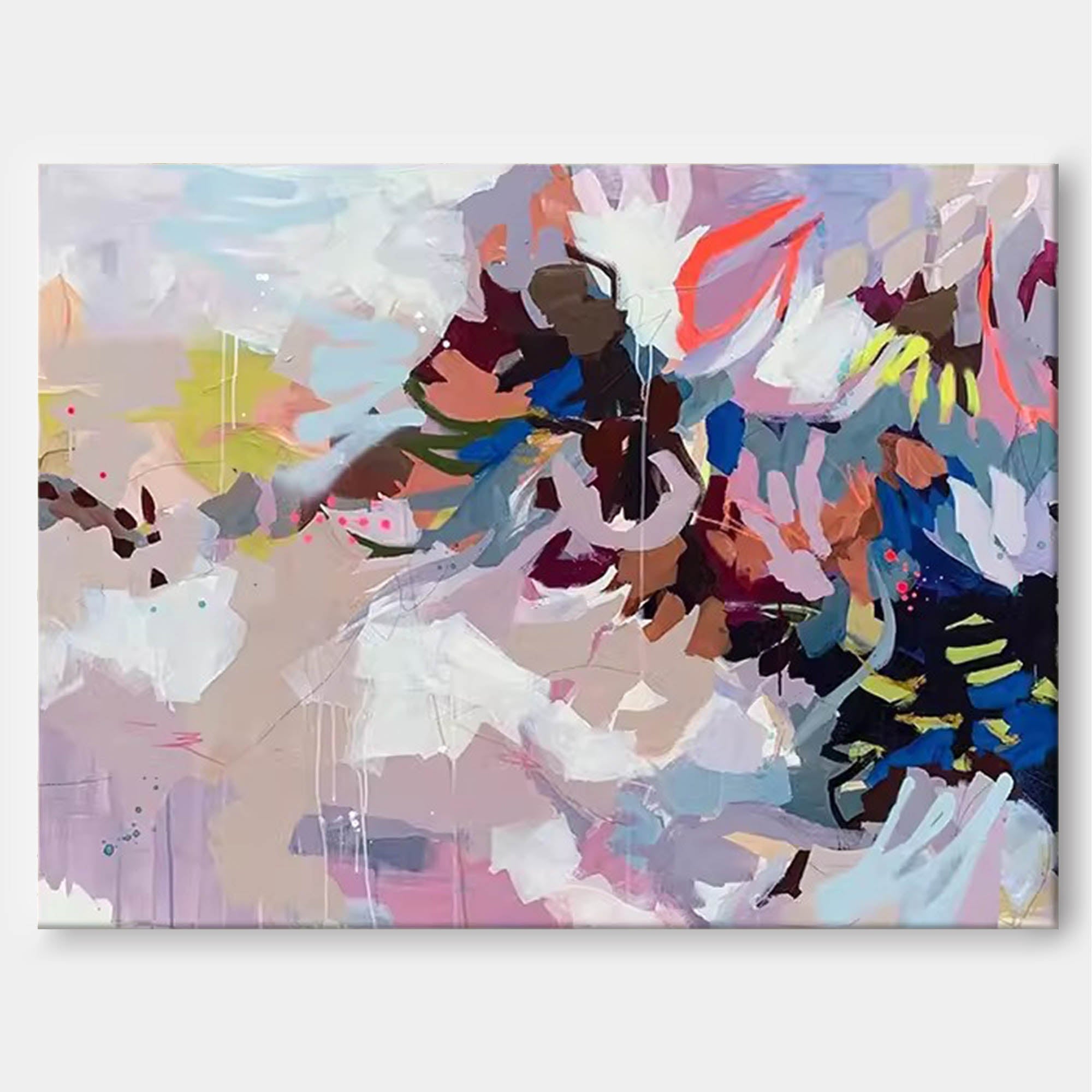 Abstract Canvas Art AB067 - Neutralighting