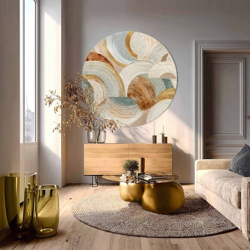 Wall Art Minimalist 3D Textured Abstract Swirl