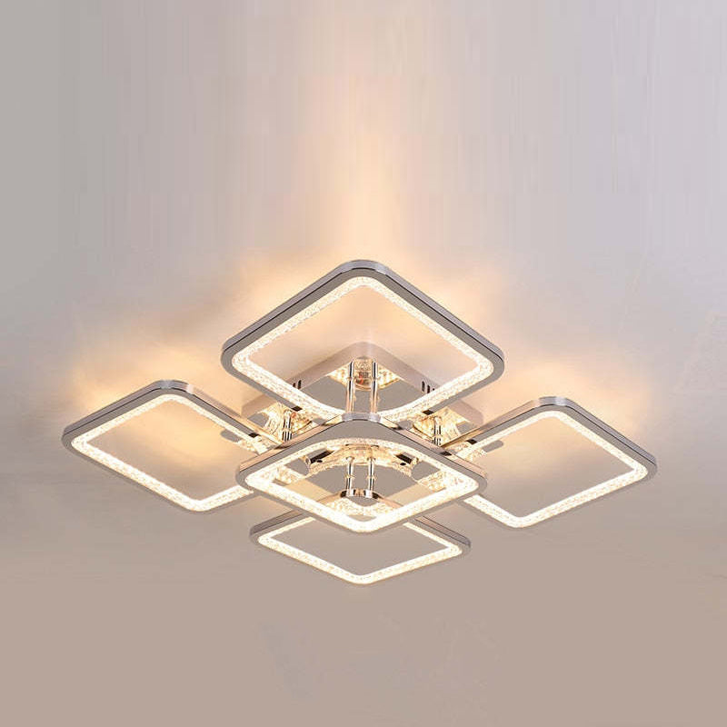 Arisha Modern Square Flush Mount Ceiling Light - Neutralighting