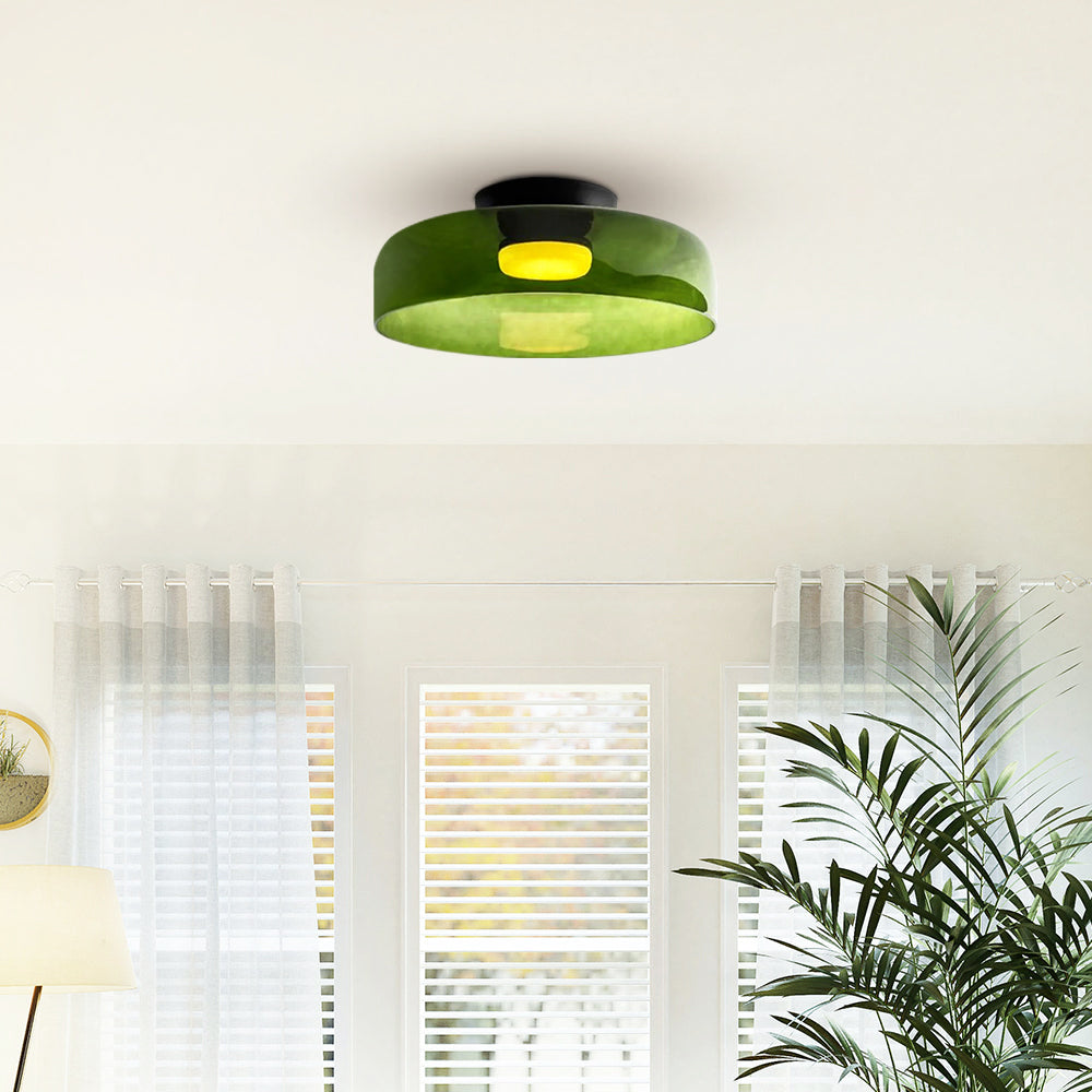 Aria Modern Simple Creative Glass Flush Mount Ceiling Light - Neutralighting