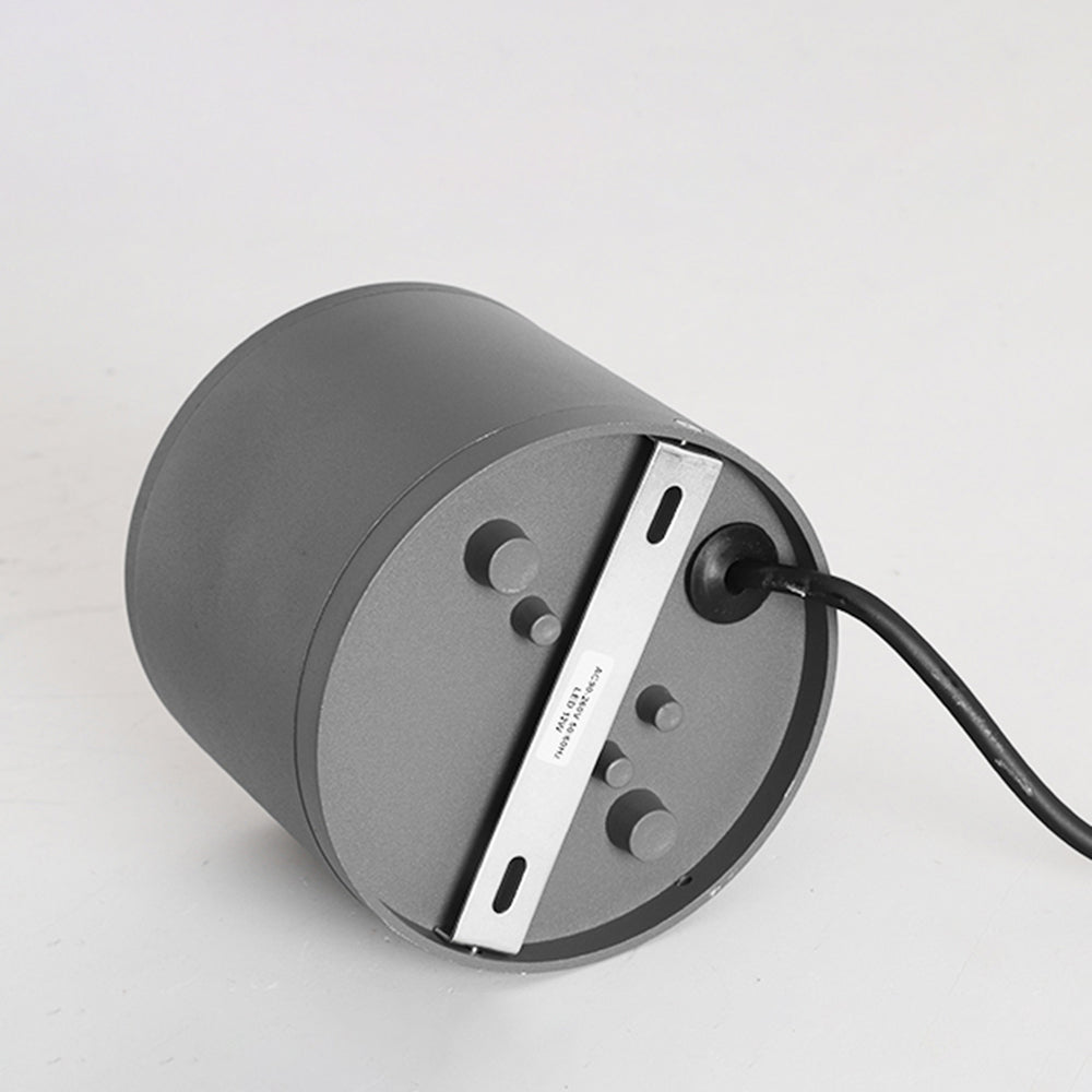 Ray Modern Black Cylindrical Flush Mount Ceiling Light Spotlight - Neutralighting