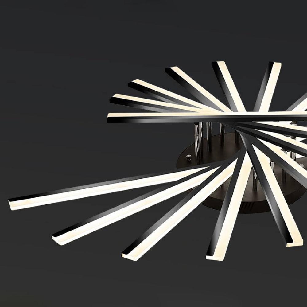 Arisha Linear Flush Mount Ceiling Light, 4 Colour - Neutralighting