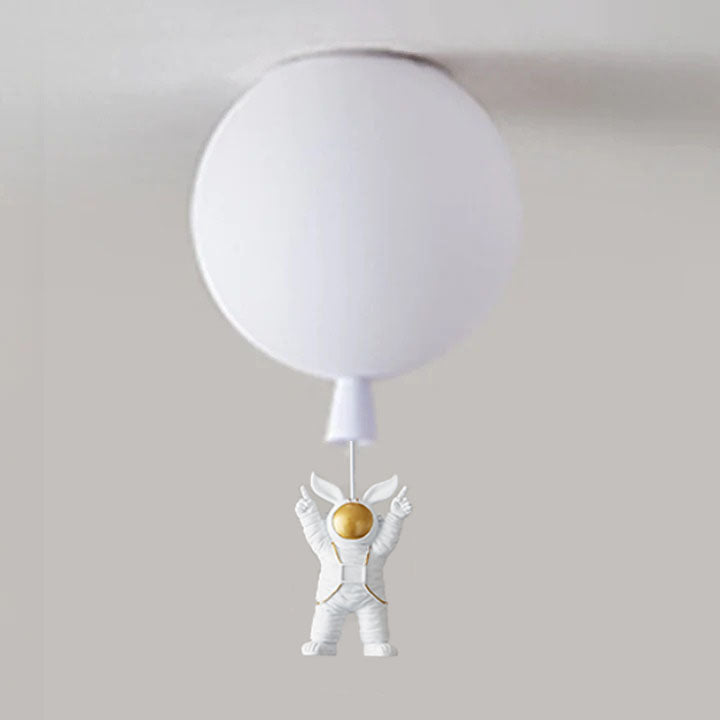 Aria Astronaut Balloon Flush Mount Ceiling Light, L 20/25/30/35cm - Neutralighting