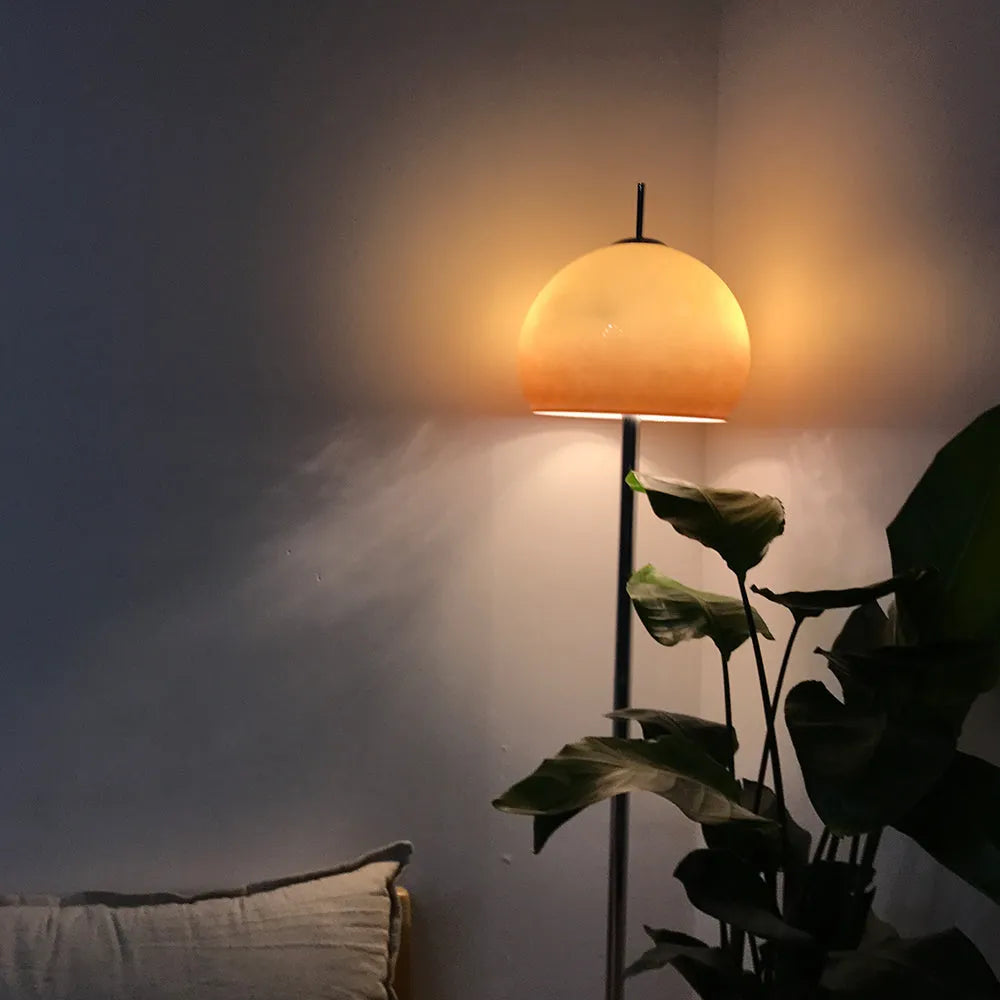 Mira Sunset Dome Glass Floor Lamp - Neutralighting