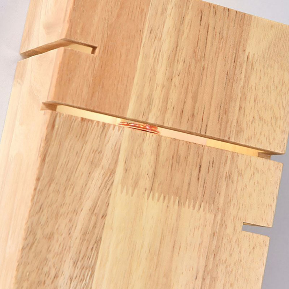 Muto Wall Lamp Rectangular Minimalist, Mounted Bedside, Wood, Bedroom - Neutralighting