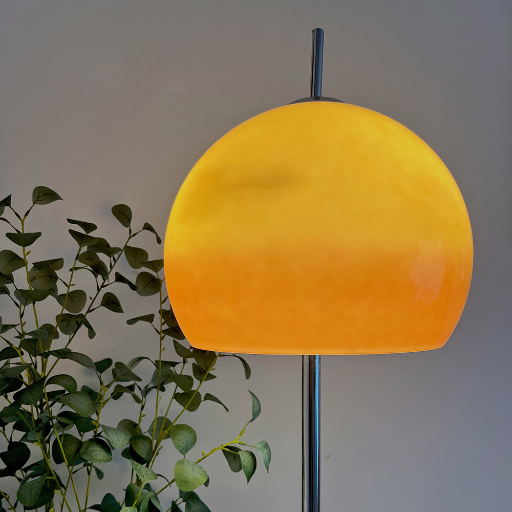 Mira Sunset Dome Glass Floor Lamp - Neutralighting