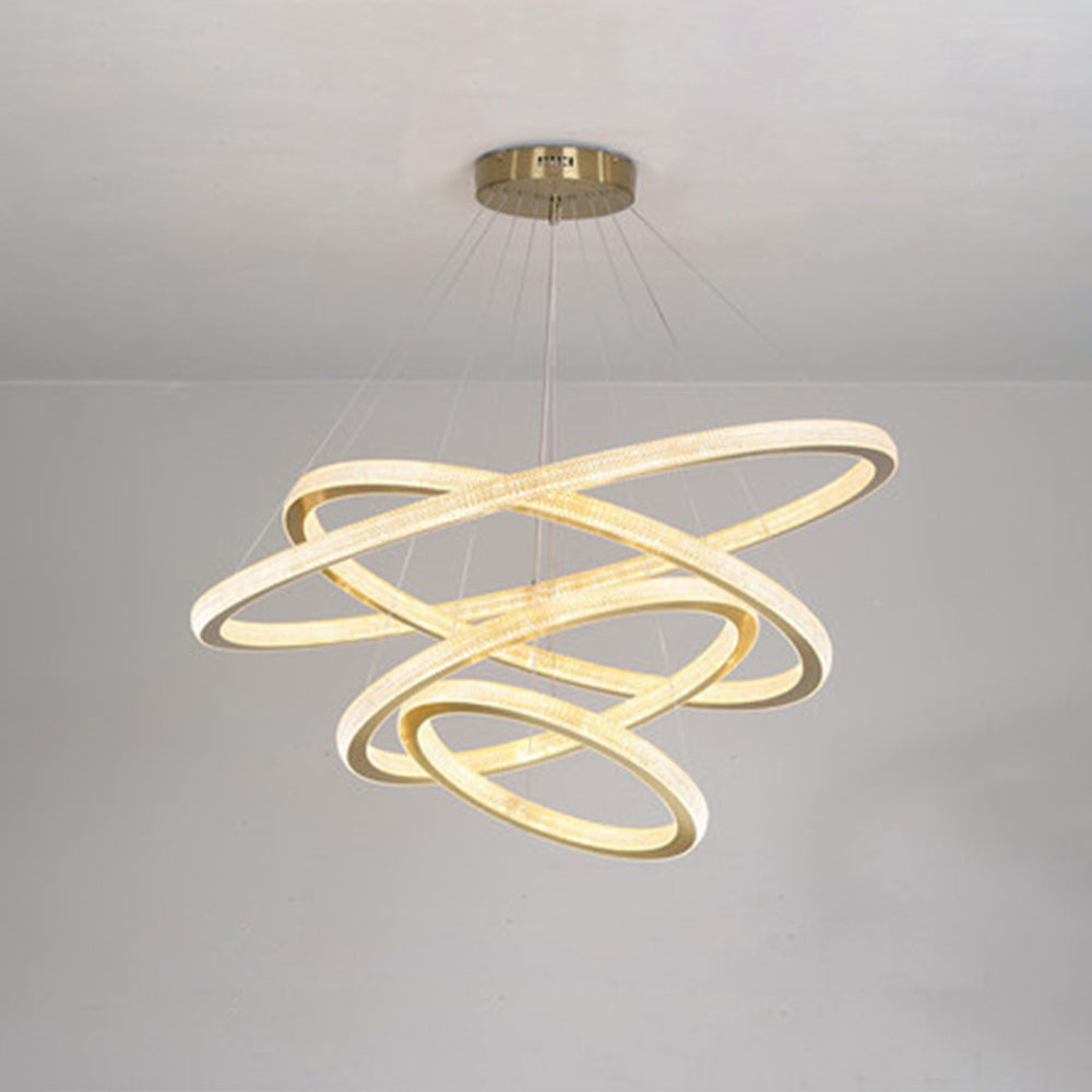 Kristy Contemporary Gold Luxury Ring Pendant Light - Neutralighting