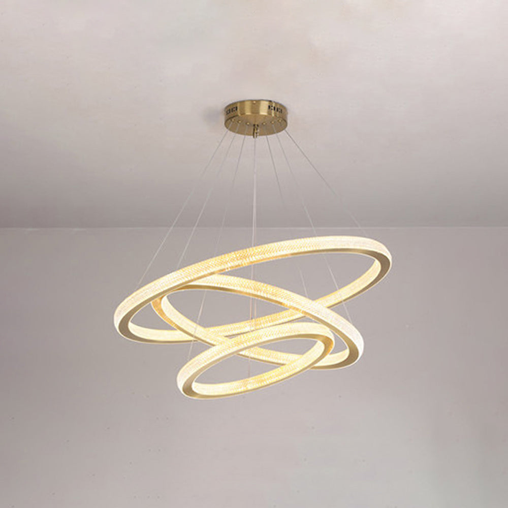 Kristy Contemporary Gold Luxury Ring Pendant Light - Neutralighting