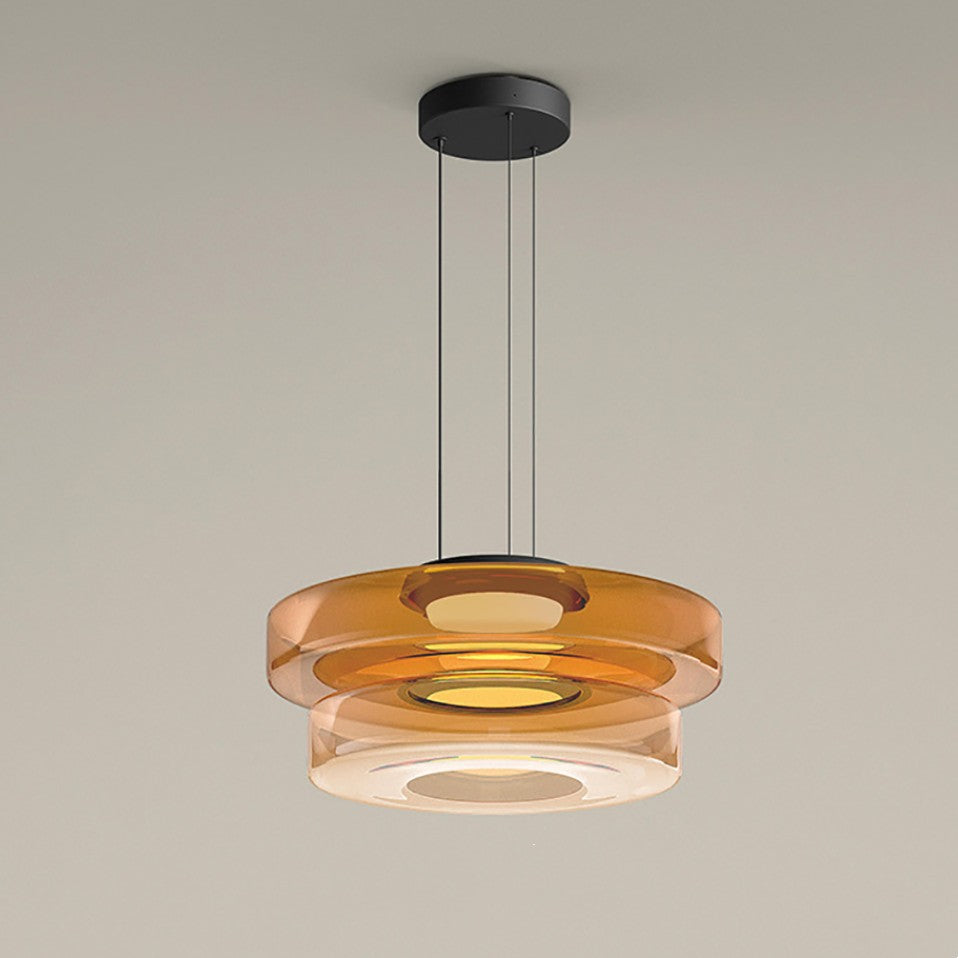 Jojo Glass Pendant Light Multi-tiered Structure - Neutralighting