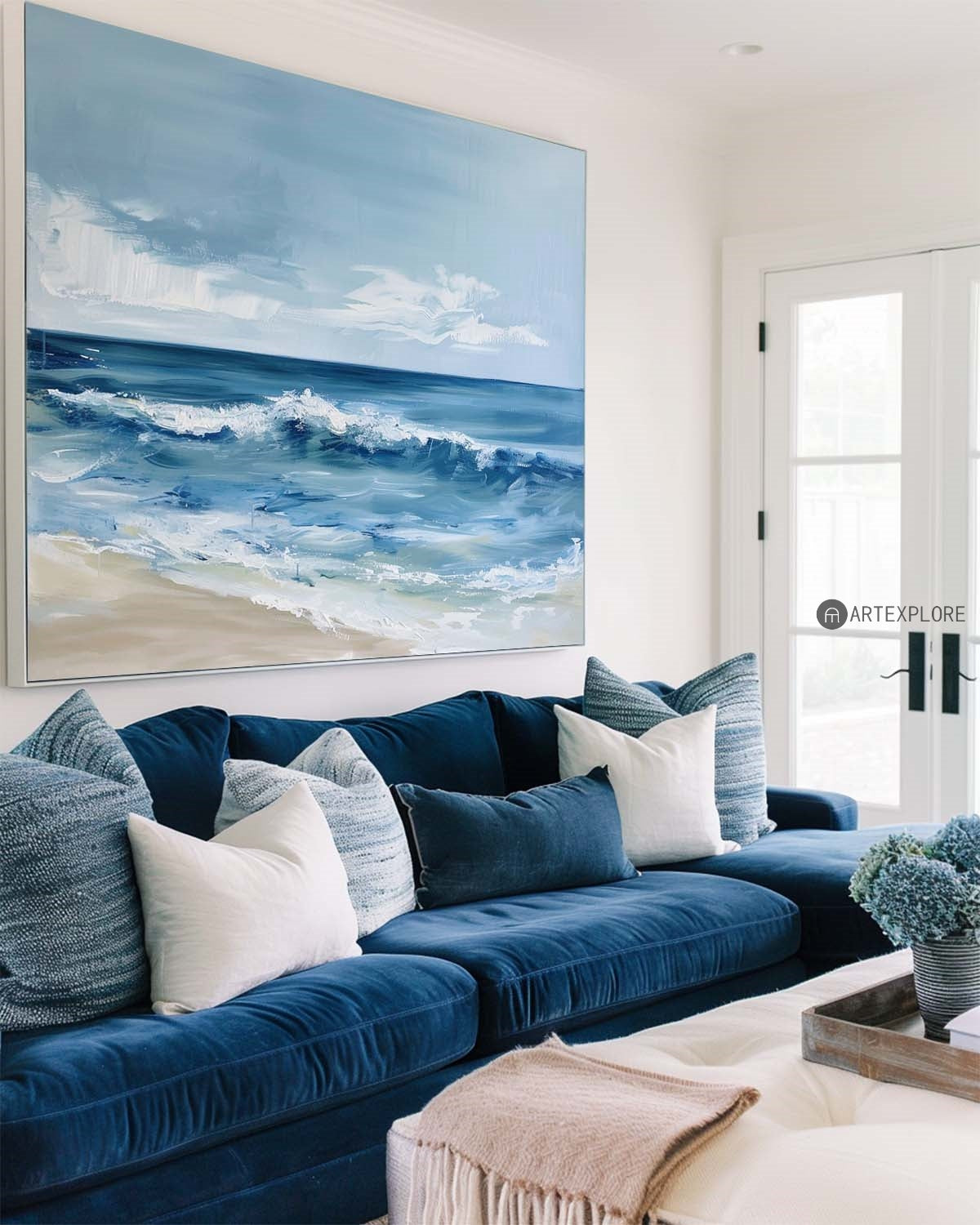 Abstract Surf Art Painting
