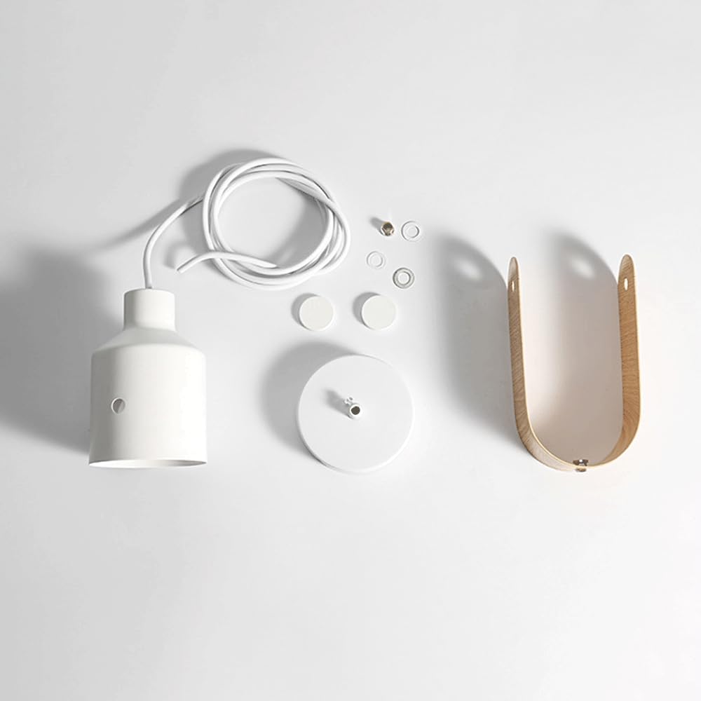 Valentina Modern Metal LED Pendant Light White Green Black Bedroom - Neutralighting