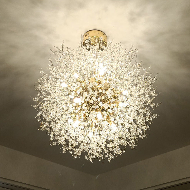 Arisha Elegant Dandelion Minimalist Luxury Pendant Light, Gold/Chorme - Neutralighting