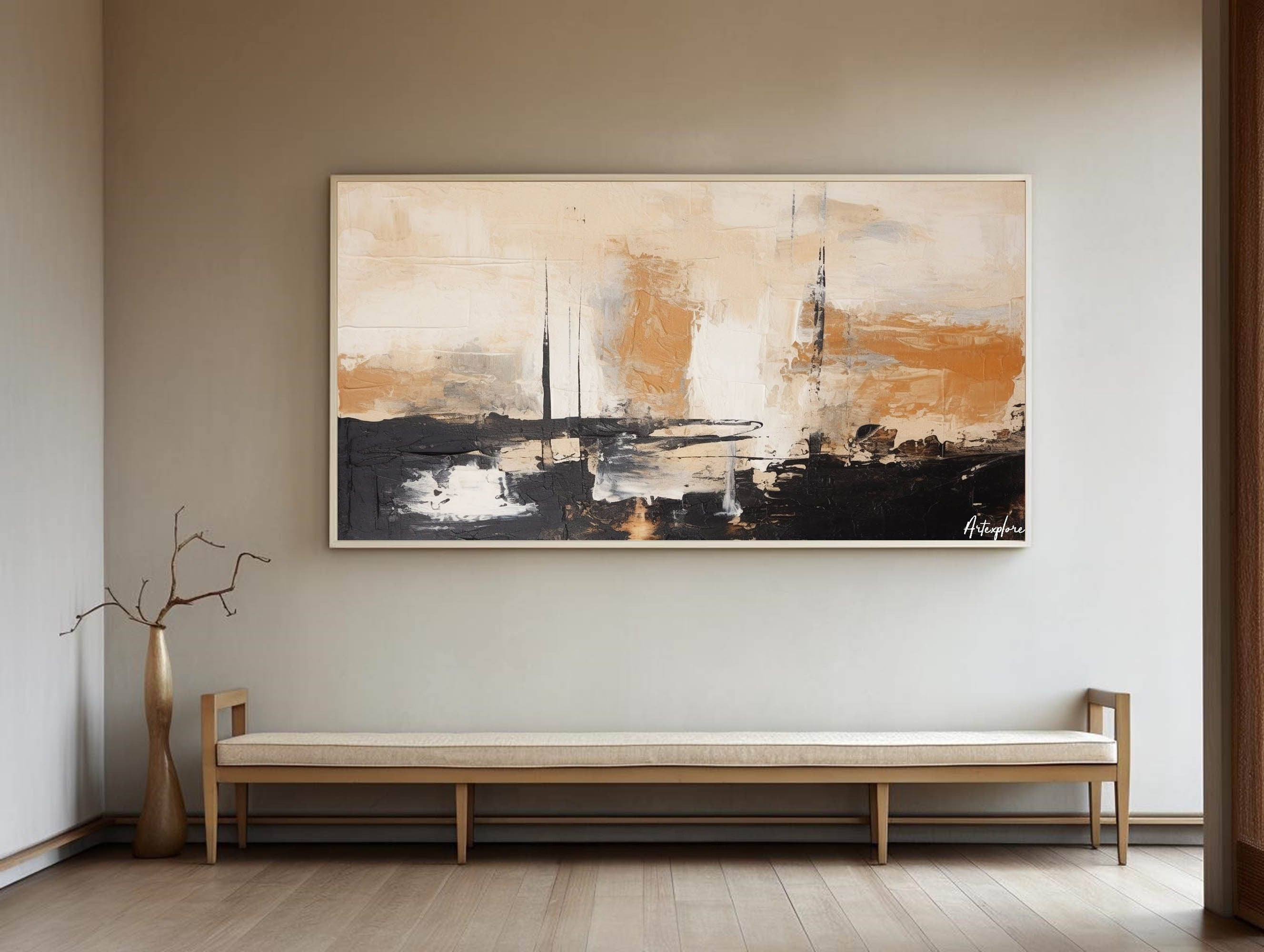 Wall Art Vintage Industrial Skyline