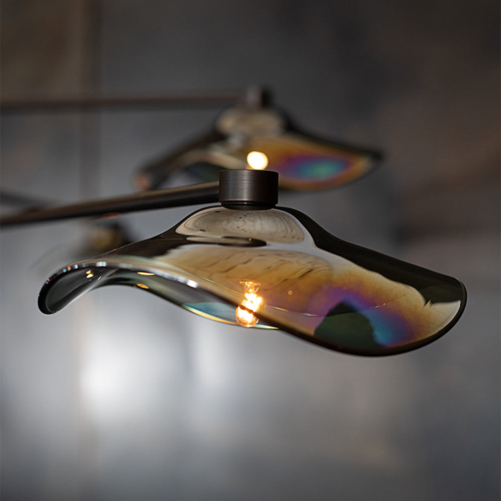 Arisha Modern Branch Metal Pendant Light, Clear/Multicolor - Neutralighting