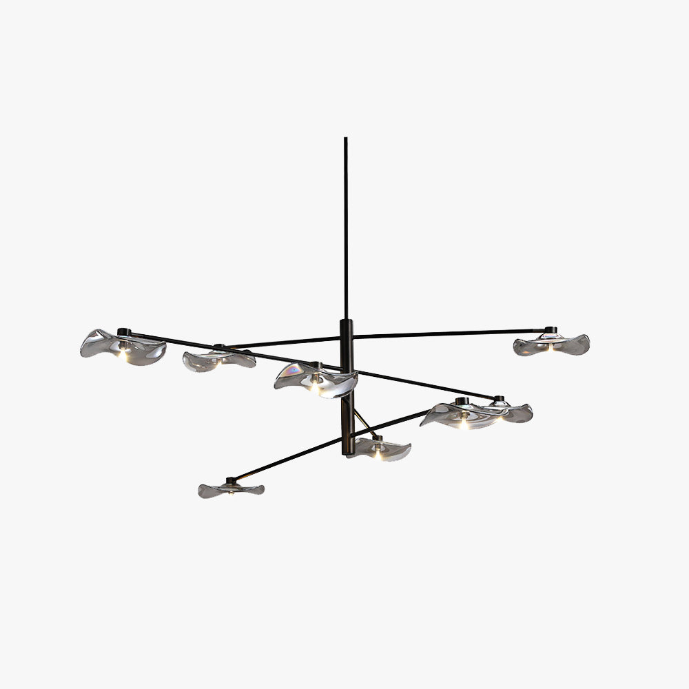Arisha Modern Branch Metal Pendant Light, Clear/Multicolor - Neutralighting