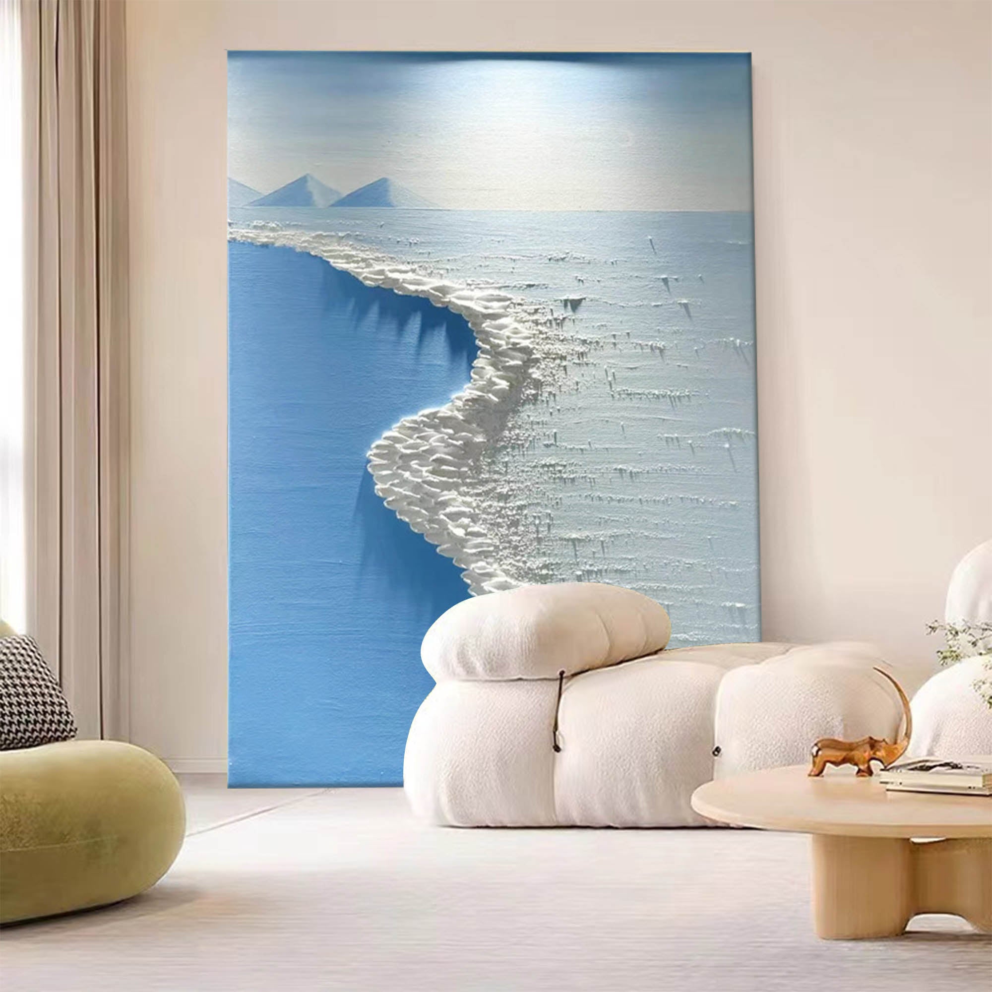 Wall Art Beach & Ocean Grand Gentle Impasto