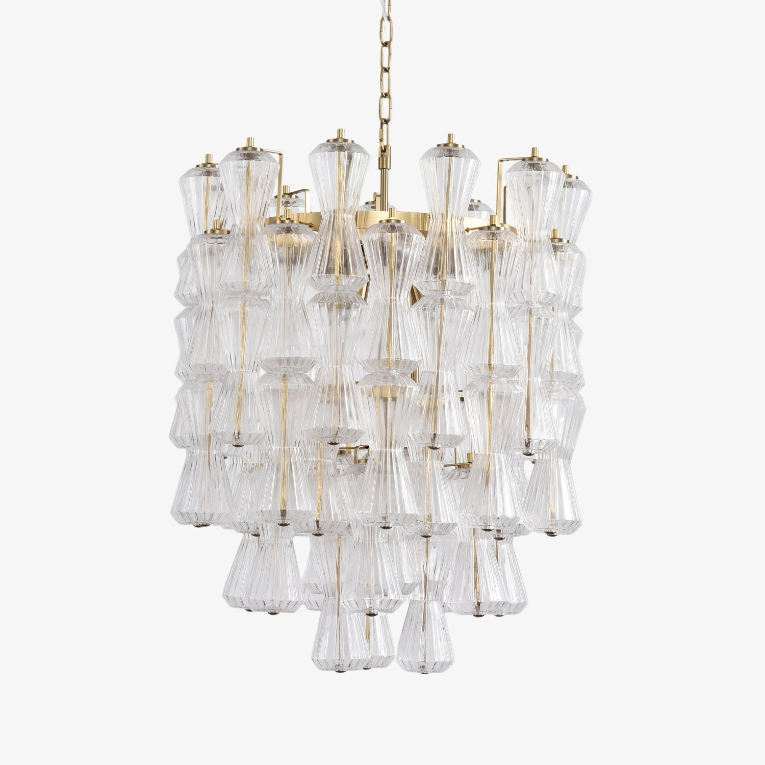 Aurora Chandelier Murano Glass Floral Cascade
