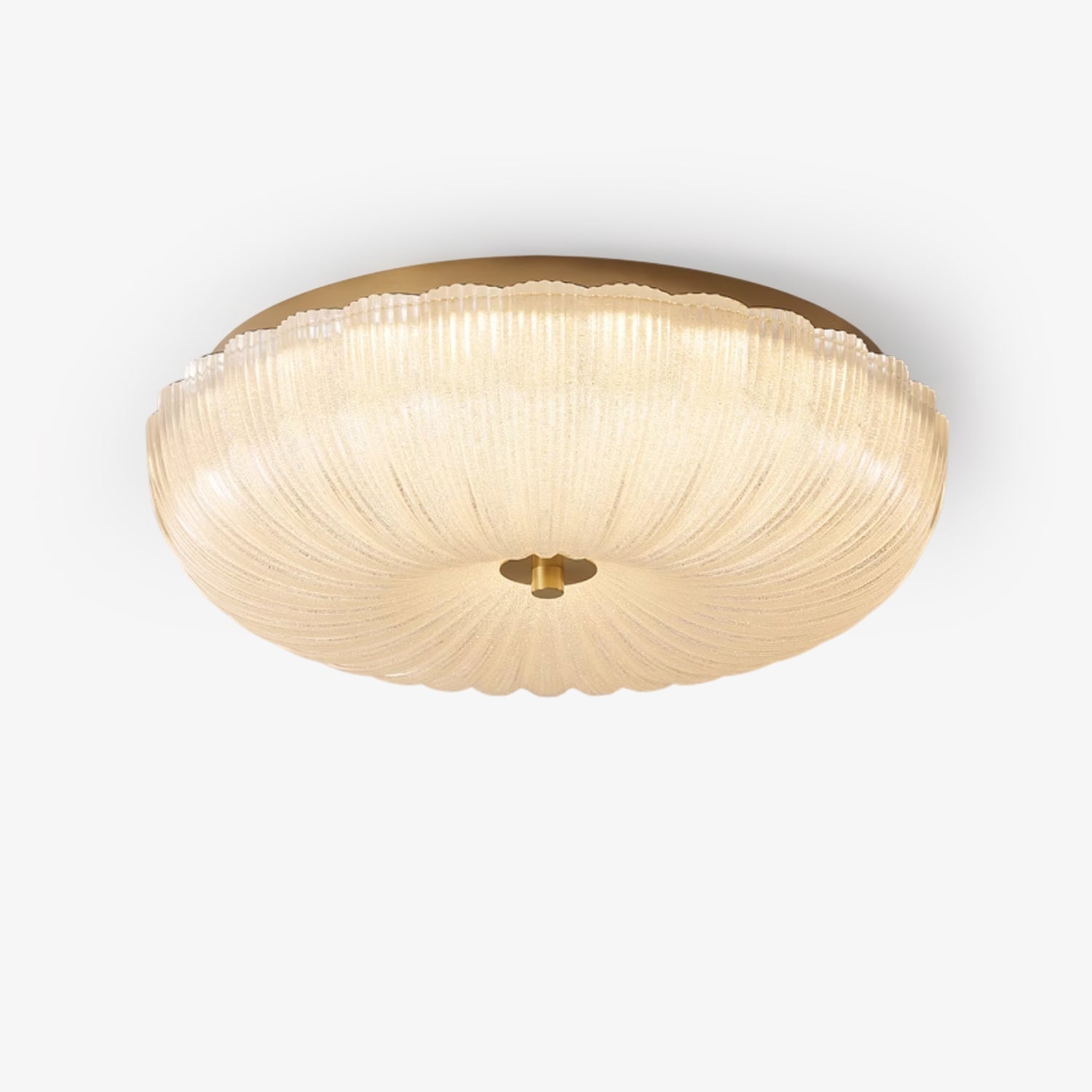 Halo Ceiling Light Ripple Glass - Neutralighting