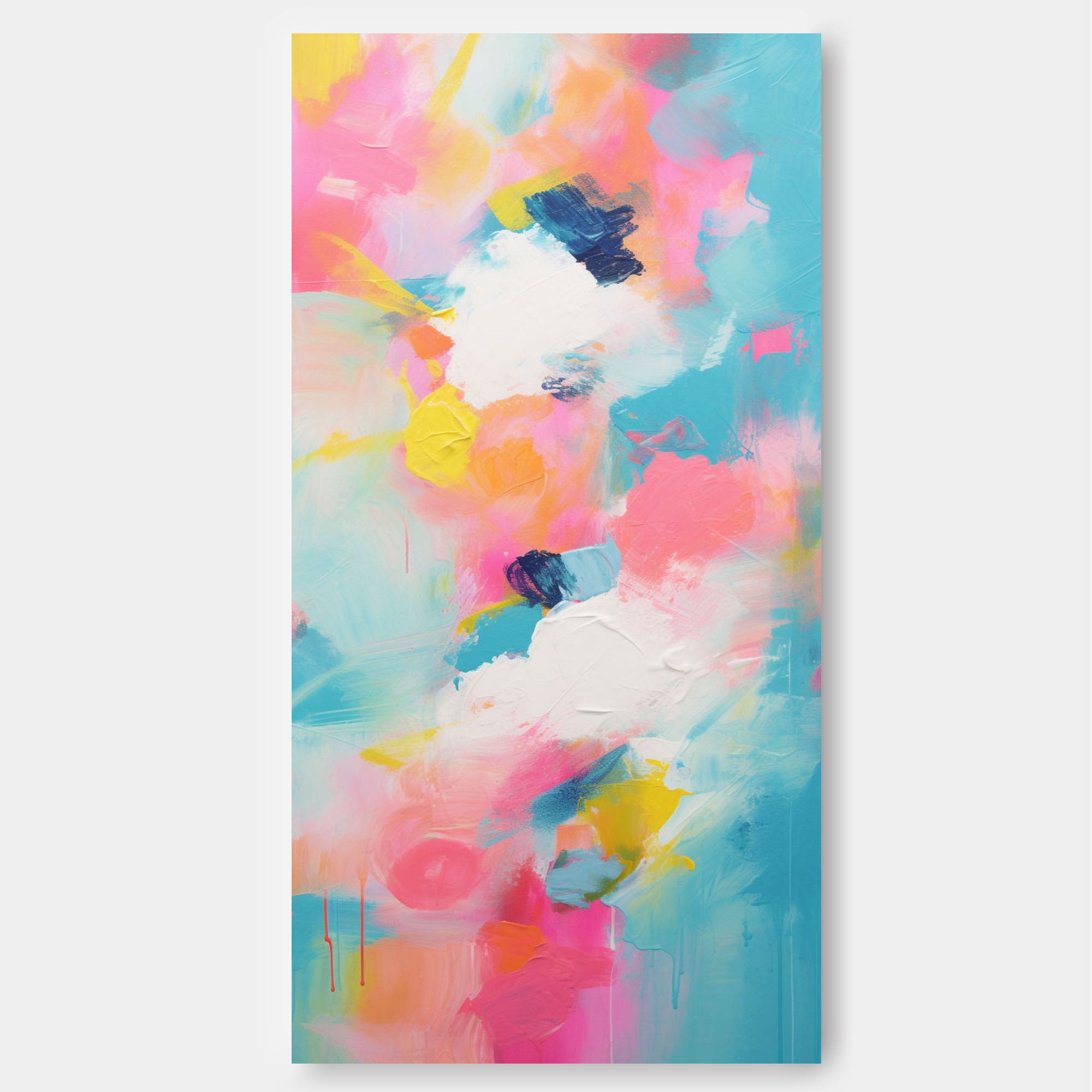 Wall Art Abstract Edgy Modern Tropical