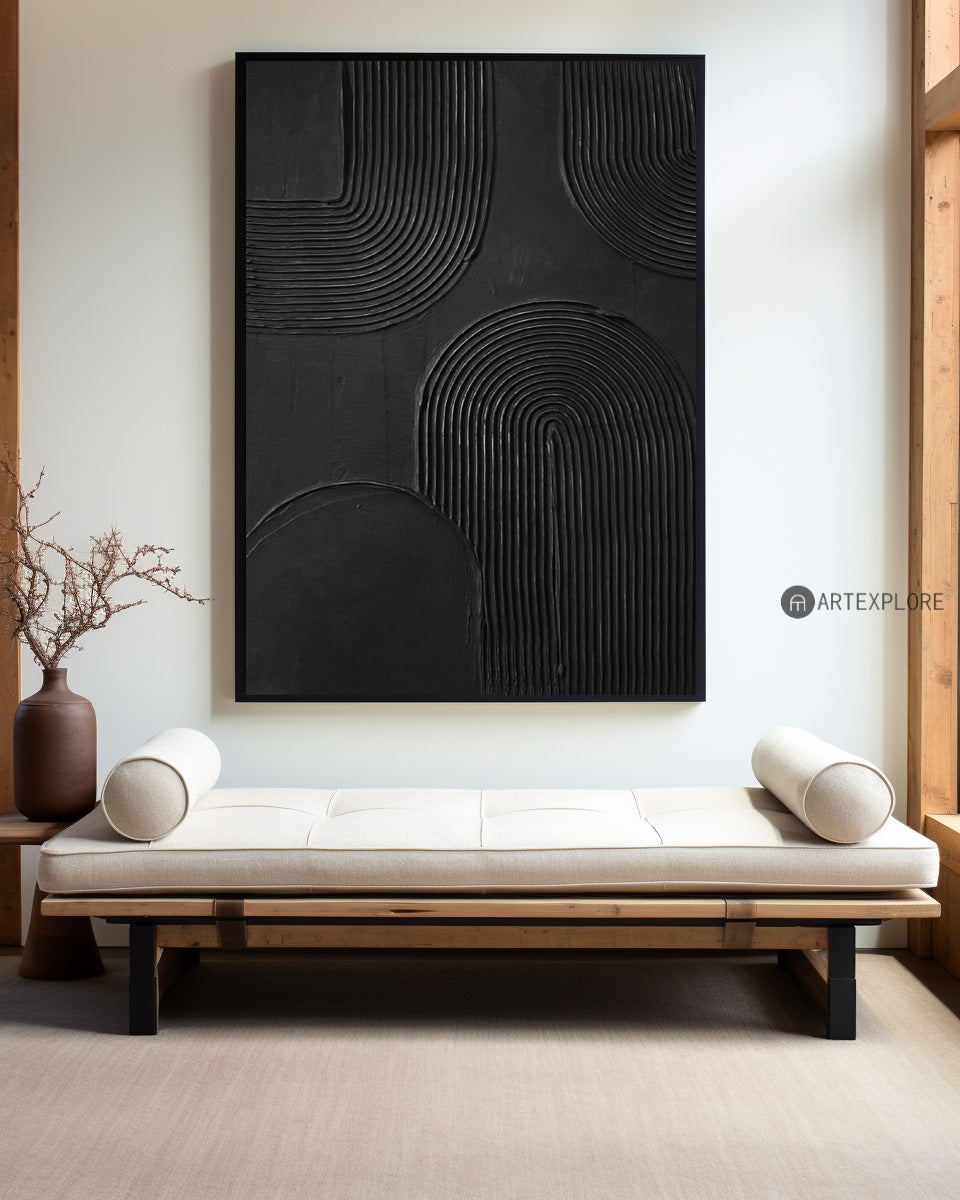 Kianne Monochrome Archway Canvas Print