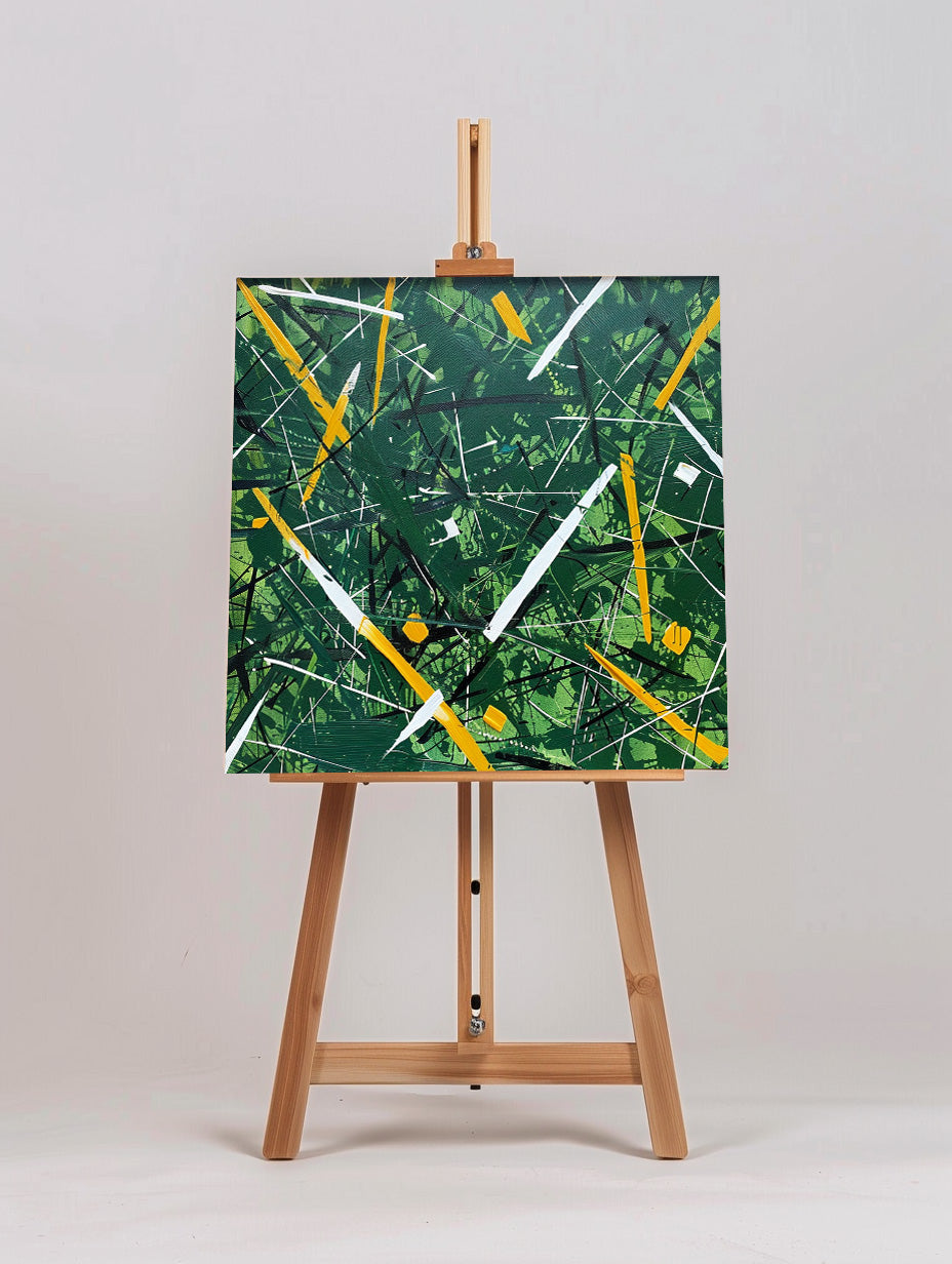 Electric Jungle Abstract Painting