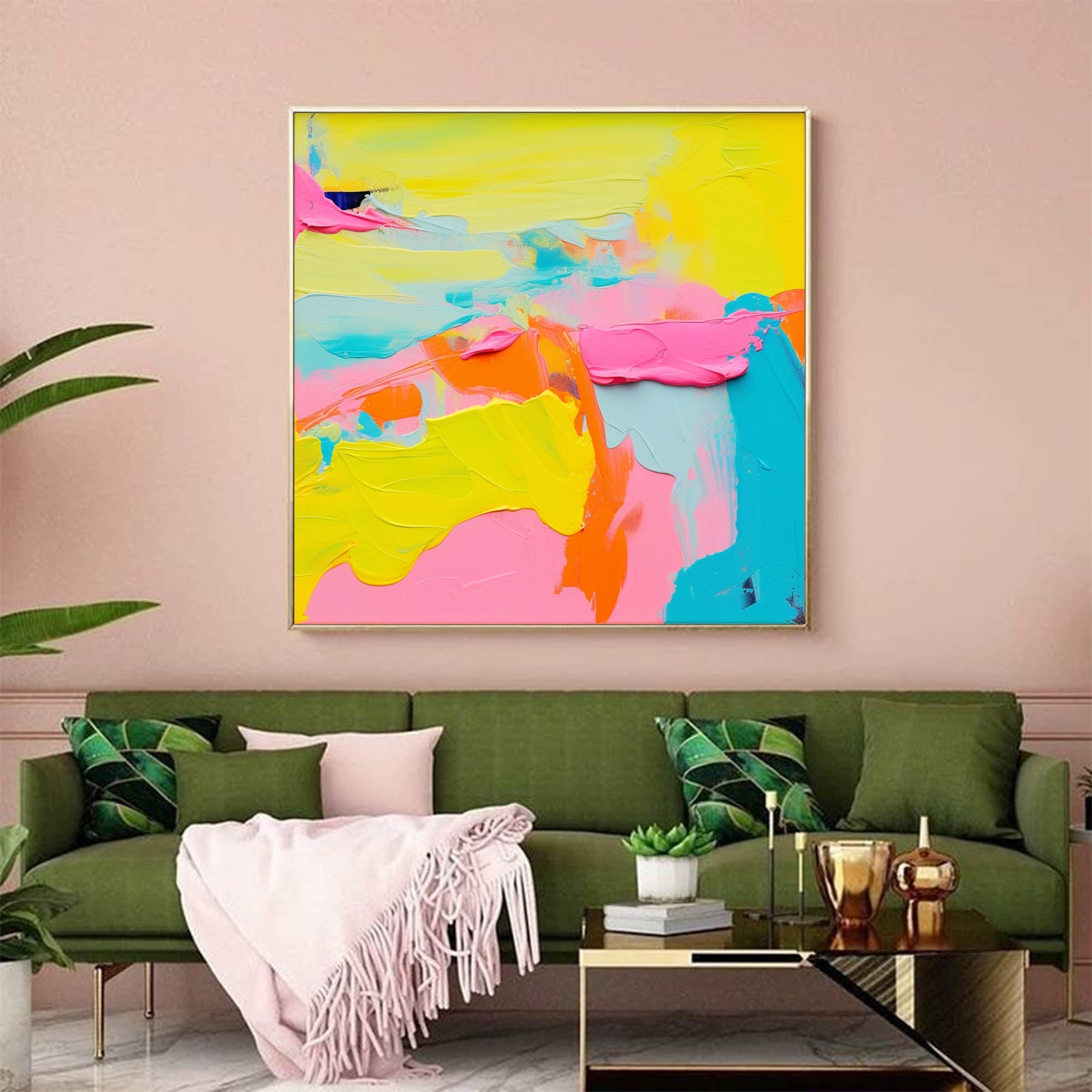 Wall Art Abstract Modern Playful Energetic