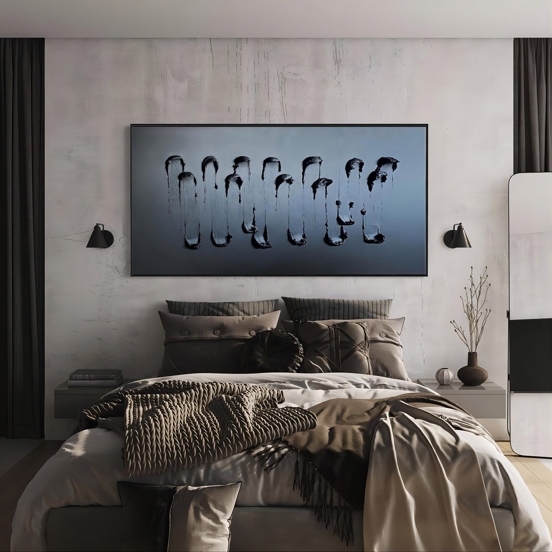 Wall Art Plaster Modern Minimalist Abstract
