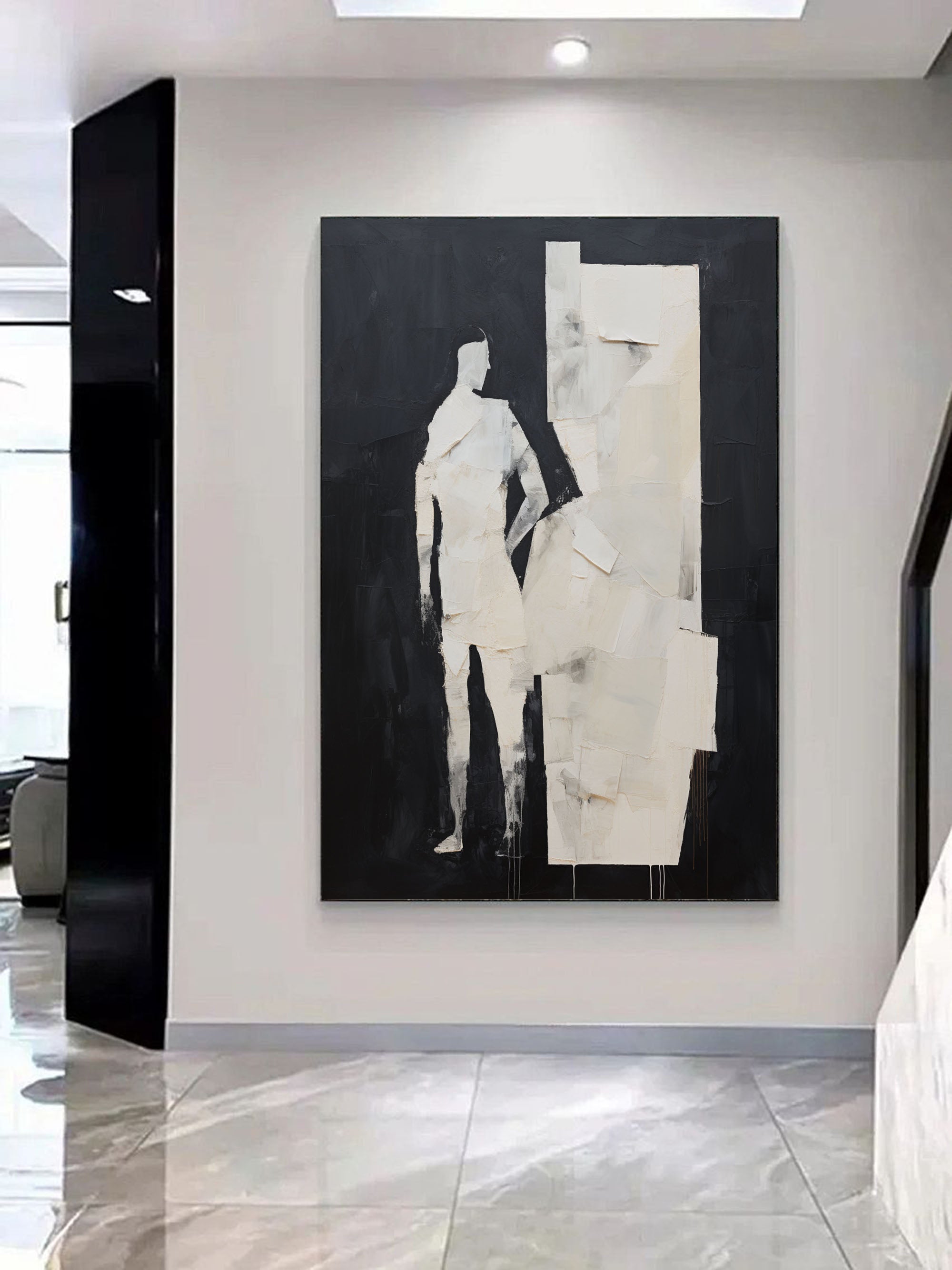Wall Art Contemporary Minimalist Figurative Art Chic