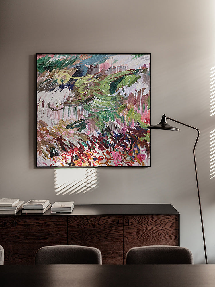 Wall Art Abstract Expressionist Botanical Modern