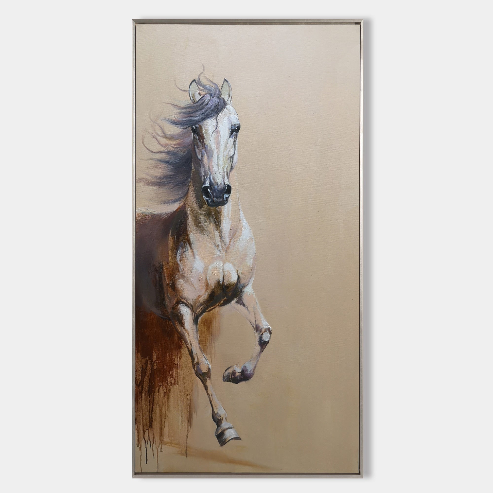 Brown Horse Abstract Art ANH14 - Neutralighting