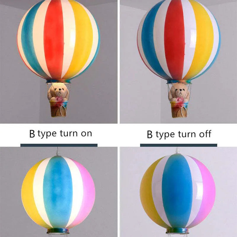 Aria Creative Colorful Balloon Acrylic Pendant Light, Bedroom - Neutralighting