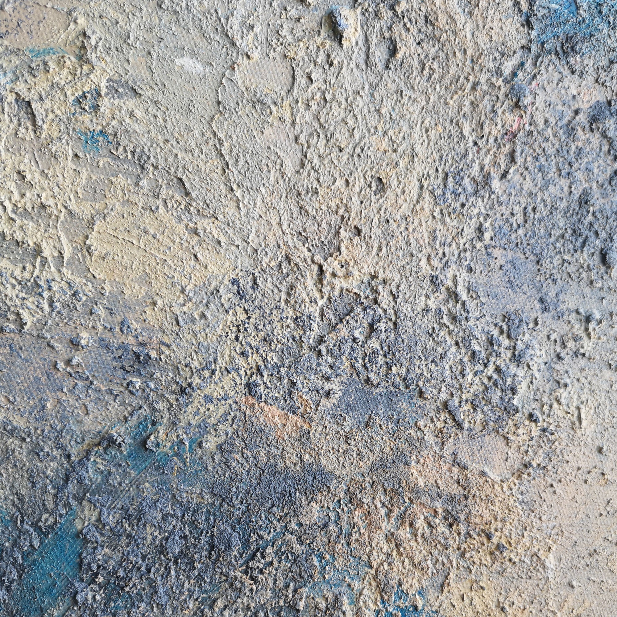 Blue Yellow Abstract Art