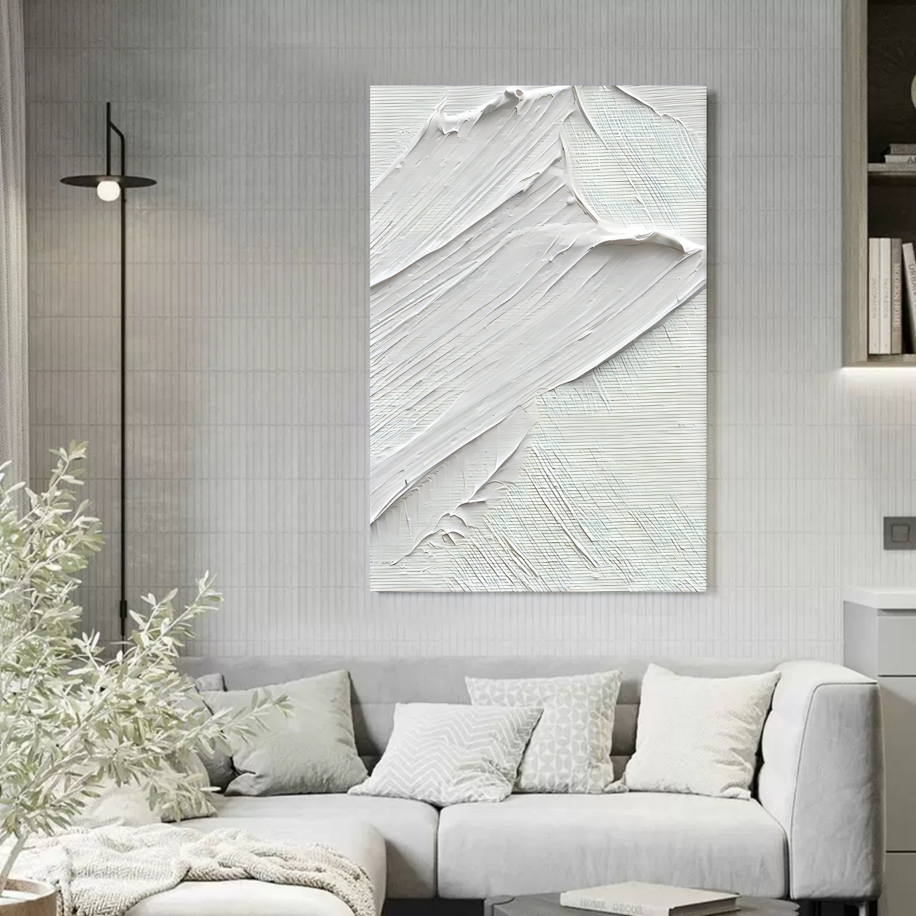 Plaster Art Texture Painting SG041 - Neutralighting