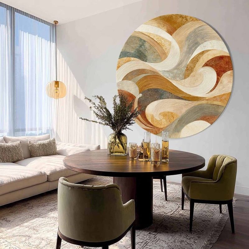 Wall Art Abstract Circle Painting