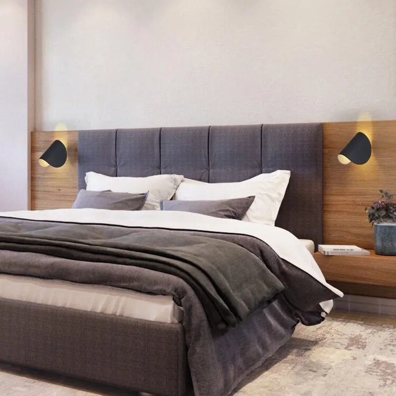 Myra LED Wall Reading Lamp 360° Rotatable, Bedside & Living Room - Neutralighting