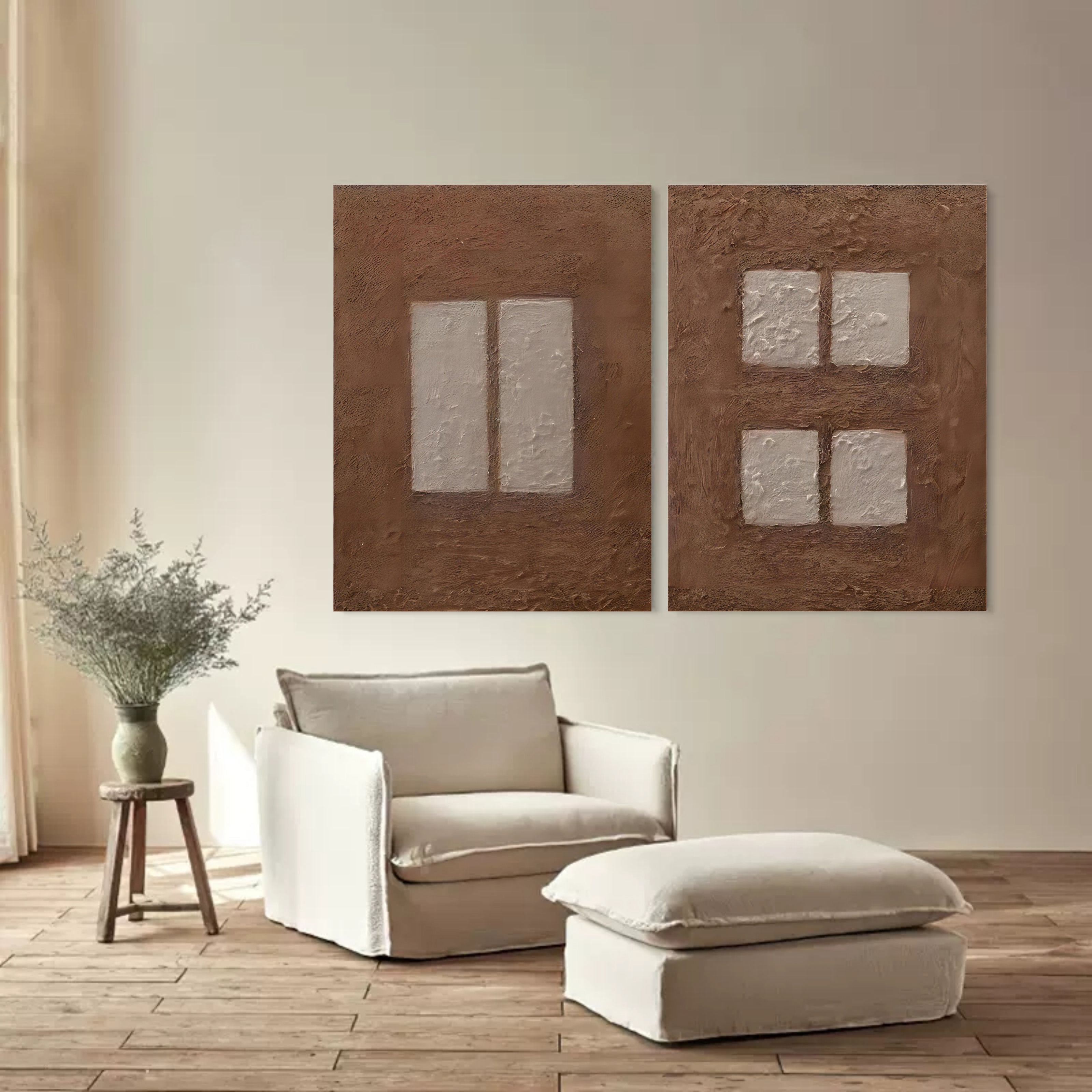 Wall Art Abstract Understated Elegant
