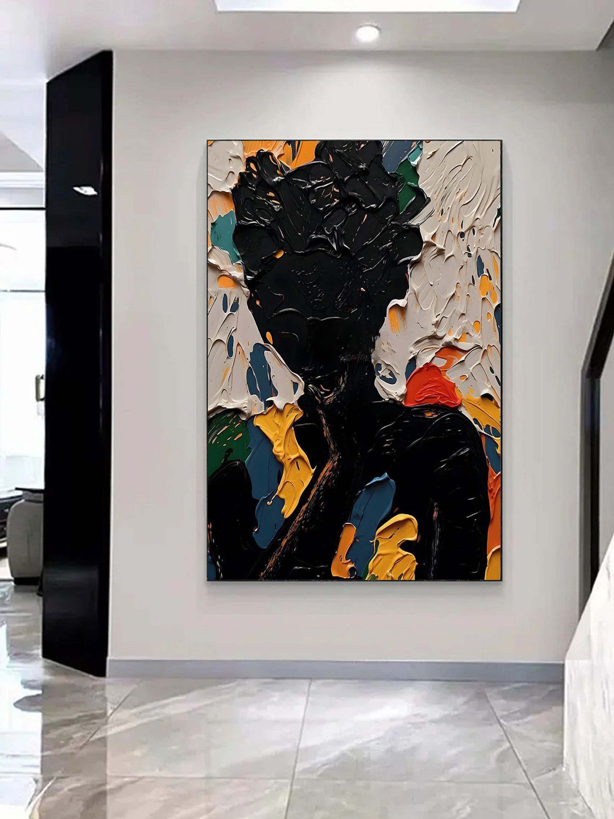 Maya Colorful Figure Painting - Letslighting