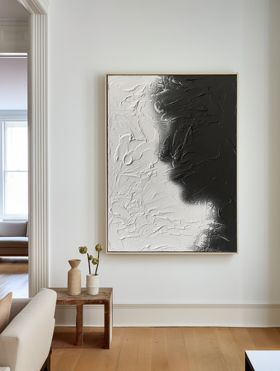 Wall Art Monochrome Blackwater