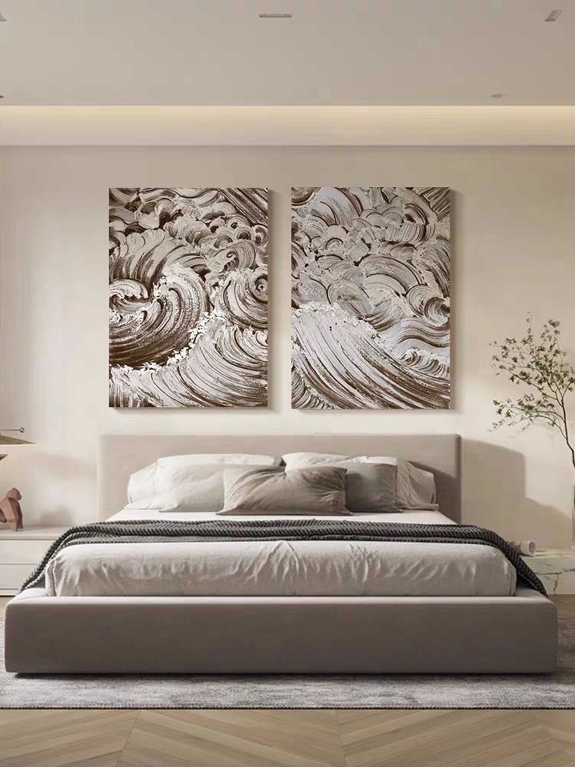 Abstract Painting Set Of 2 SP124 - Neutralighting