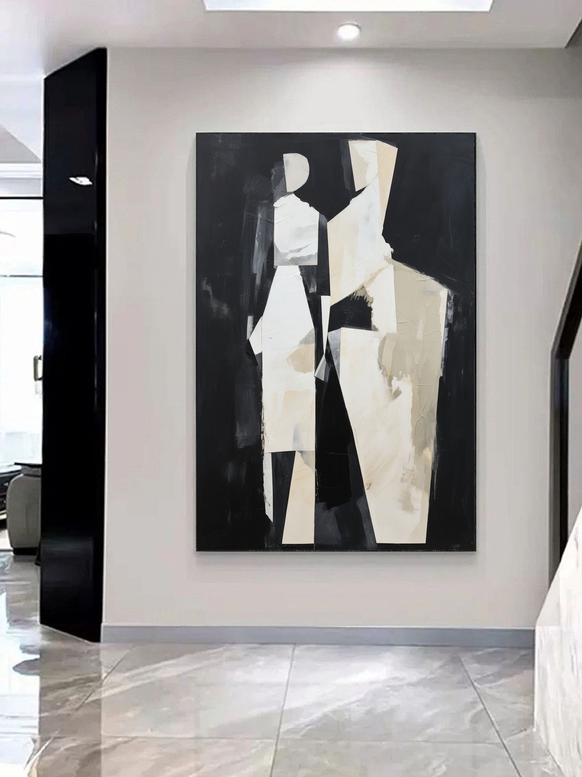 Wall Art Abstract Silhouettes Contemporary Minimalist