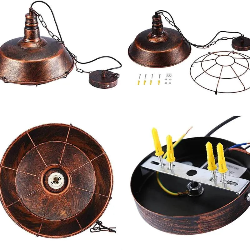 Epoch Rustic Black Industrial Pendant Light Shade, Outdoor/Indoor - Neutralighting