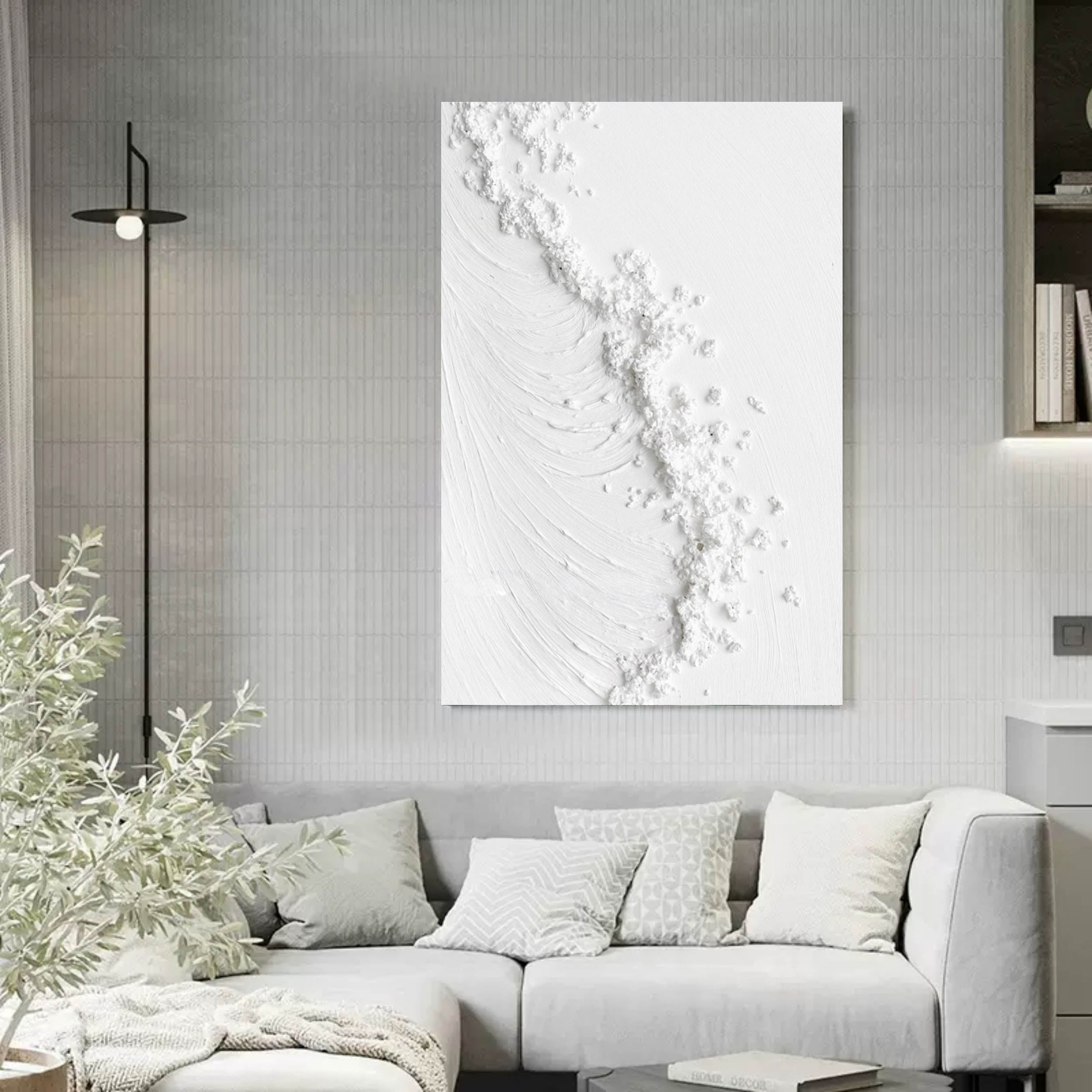 Plaster Art Texture Painting SG141 - Neutralighting