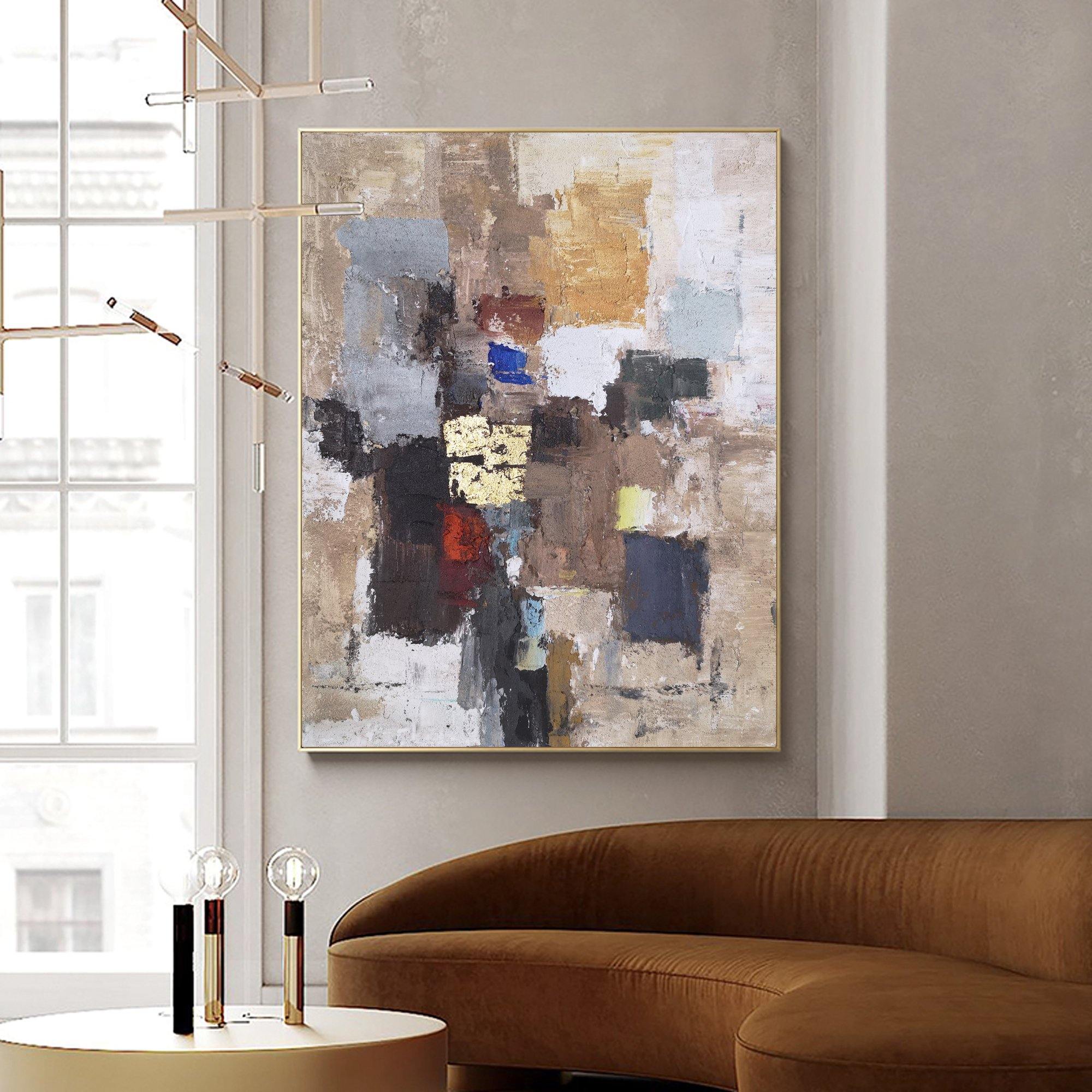 Abstract Geometric Painting