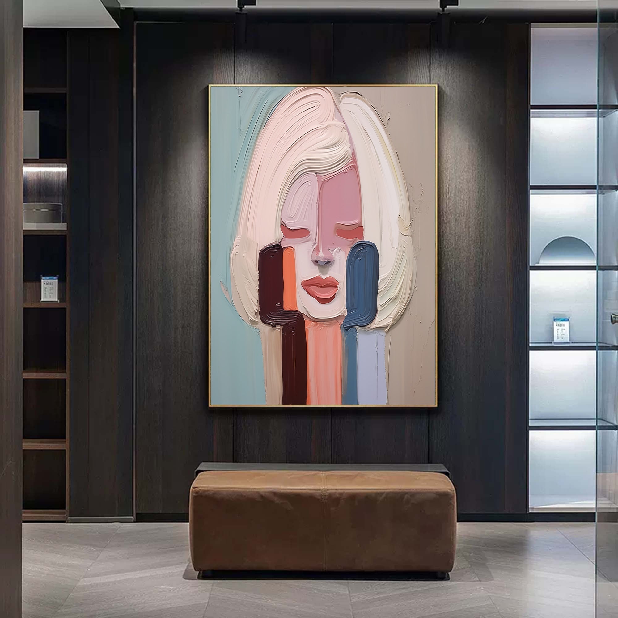 Plaster Art Texture Painting SG227 - Neutralighting